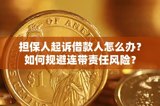 北京担保人起诉借款人怎么办？如何规避连带责任风险？