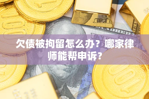 北京欠债被拘留怎么办？哪家律师能帮申诉？